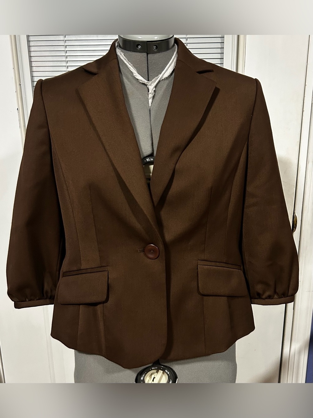 Classic Brown Women's Blazer Jacket